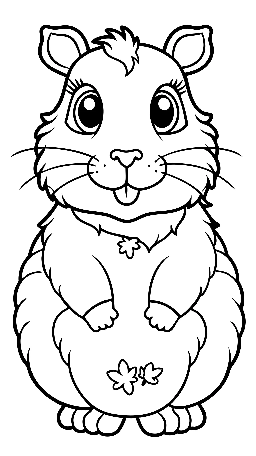 coloring pages guinea pigs